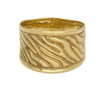 Złoty pierścionek obrączka z grawerowanym wzorem PI 873A. Złoty pierścionek grawerowany. Złoty pierścionek.jpg